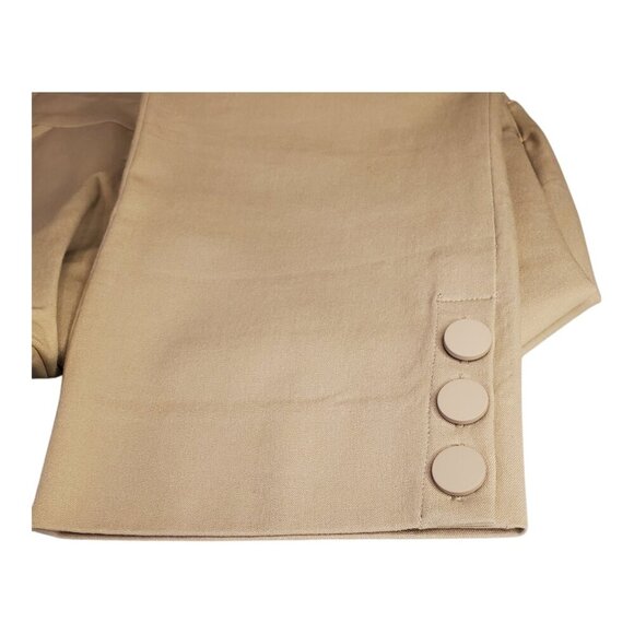 SOFT SURROUNDINGS SZ MP Khaki Beige Soft Essential™ Superla Slim Leg Crop Pants - Picture 5 of 11